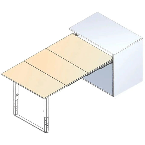 Full Extension Drawer Slides With Hidden Folding Table Rails And Heavy Duty Aluminum Hardware Built For Zero Fuss Setup and glides like butter in opened position.