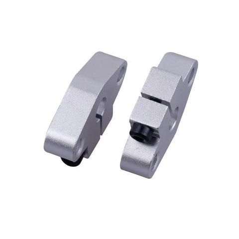 Two aluminum SHF8 rail shaft supports for 8mm rods from Six Piece Aluminum SHF8 Linear Rail Shaft Supports Kit For 8mm Rod Pro Grade Lightweight Alloy