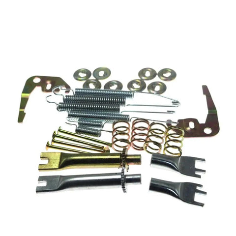 Premium Rear Drum Brake Spring Pack Repair Kit For Mitsubishi Pajero And L200 With 4D56 Or 4M40 Engine Covers V32 To V46 And K74T Models To Fix Sticky Brakes Fast, assorted steel springs