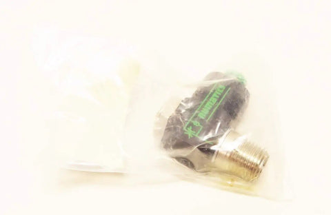 Solid As A Rock Pneumatic Flow Control Valve With Quarter Inch Npt And Tube Fittings in packaging for easy storage.