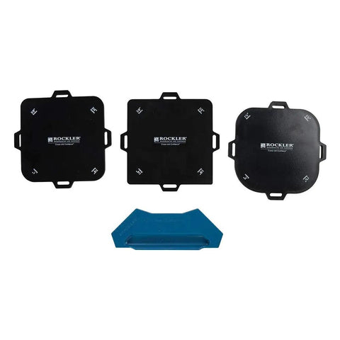 Corner Cutter Router Template Set Of 3 With Rubber Strips For Smooth Precision Corner Curves and durable jig for woodworking.