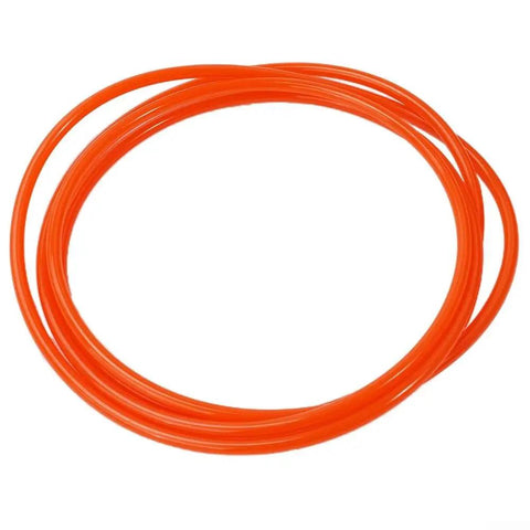 Replacement Belt For Bike Trainer Roller Drive, 5mm Wide, 185cm Perimeter, Durable Material, Red Color, visible coiled belt