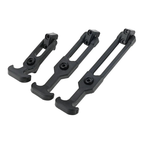 Heavy Duty Rubber Flexible T Handle Draw Latch Lock Buckle For Toolboxes Farm Machinery Cart Storage 221mm Length durable multi-angle view.