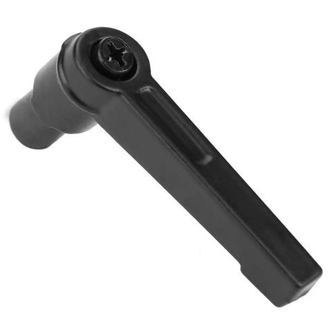 4 Pack Premium Heavy Duty Stainless Steel Clamping Lever Handles With M6 Female Threads And Smooth Twist Knobs close-up view.