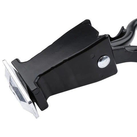Close-up of Double Leg Kickstand for Mountain and Road Bikes, heavy duty metal bike stand mount with stable support for 26 inch bikes.