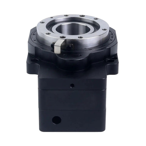 85mm Hollow Rotary Actuator With 3 Arc-Min Rotating Platform And 14mm Input Shaft For 60mm Servo Motors, shown at front angle