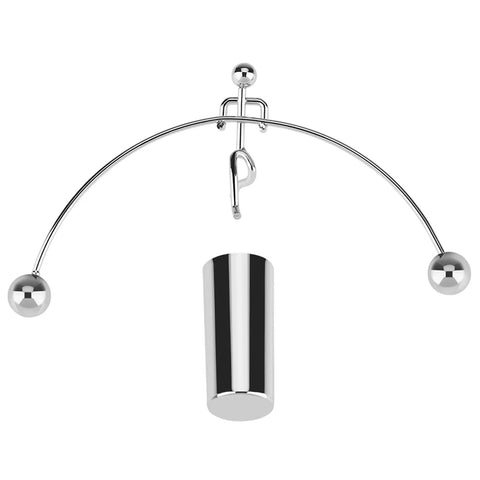 Newton's Cradle Desk Toy Dope Office Decor With Pendulum Motion, Classic Physics Demonstration For Momentum And Energy Transfer
