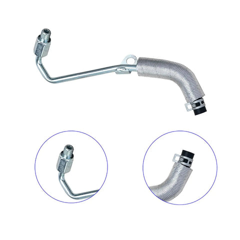 Turbo Oil Return Drain Line And Oil Feed Pipe Kit For Chevy Cruze Sonic Trax Buick Encore 1.4L Turbo Engine 4 Piece OEM Replacement Set