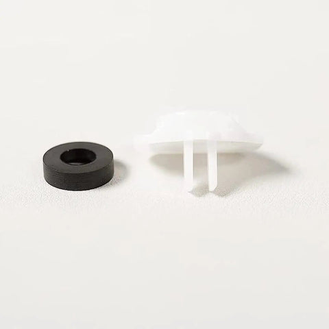 4 Pack 101237 Cup Seal And Diverter Gate For Tub Spout Bath Faucet Leak Fix Parts, featuring rubber and plastic seals.