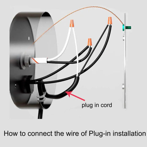 Industrial Swing Arm Wall Lamp Plug In Sconce With On Off Switch Black Finish Clear Glass Shade wiring installation guide
