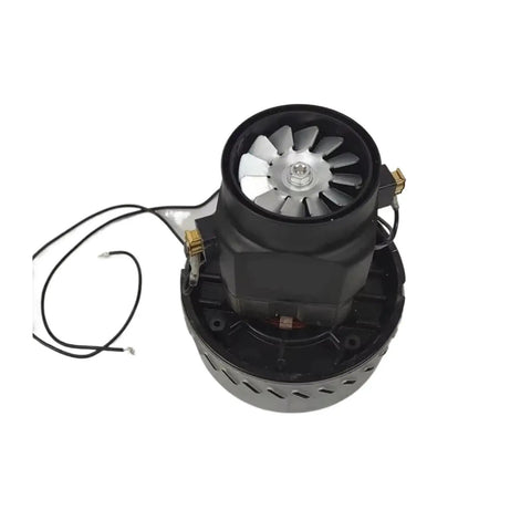 Heavy Duty 2000W Industrial Vacuum Motor Replacement Part With Copper Coil Wire For Wet And Dry Suction Units Upgrade Your Shop Vac Setup Now, showing top view with motor fan and wiring.