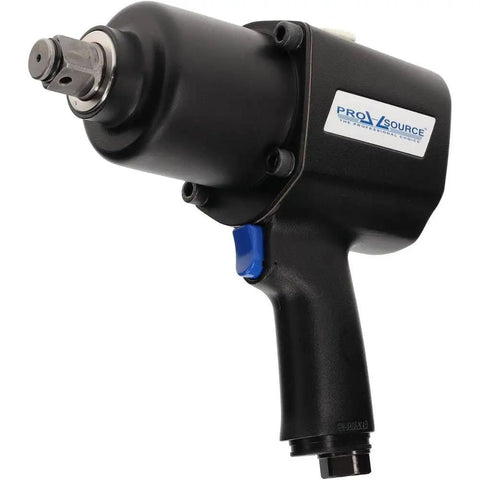 Heavy Duty Pneumatic Impact Wrench Three Quarter Inch Drive Twin Hammer Tool close-up view with ergonomic grip for easy handling.