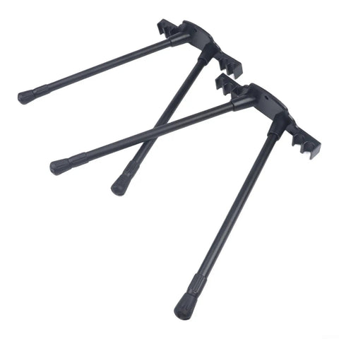 Folding Camping Table Legs With Adjustable Height From 16.9 To 24.4 Inches, heavy duty metal, for outdoor dining desks.