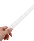 White Plastic Drawer Slides Replacement With Anti Slip Stability And Full Extension Glides held by hand