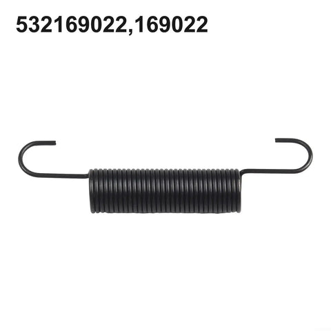 Replacement Idler Pulley Return Spring For Lawn Mower Decks, Heavy Duty Metal Tension Spring, OEM 532169022, side view