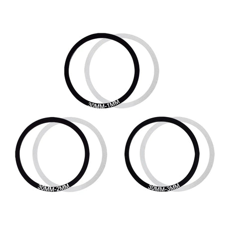 Bike Crank Washer Set With 18 Sizes Diameters 24mm 29mm 30mm And Thicknesses 0.1 0.2 0.3 1 2 3mm Gasket Spacer Kit