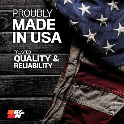 High Flow Lifetime Engine Air Filter For Toyota Sequoia And Tundra 2022 To 2025, Made in USA badge with flag background