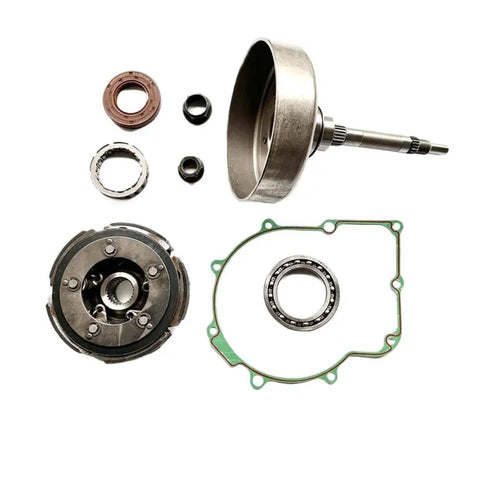 Unlock Ridiculous Torque Delivery With This Bulletproof Wet Shoe Clutch Drum Housing Carrier And Zero Lag One Way Bearing Kit components.