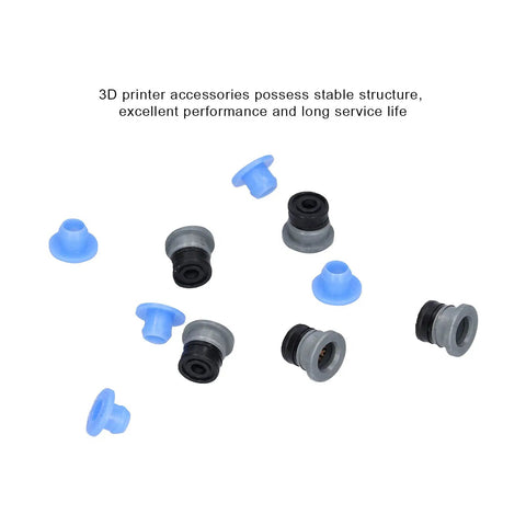 Ten Piece Dope Pneumatic Valve Connector Kit For Extruder Push To Connect Fittings 3D Printer Accessory With PTFE Material Heat Resistant And Wear Resistant Durable Pulse Valve Quick Connectors For Reliable Filament Feed, 10-piece set shown