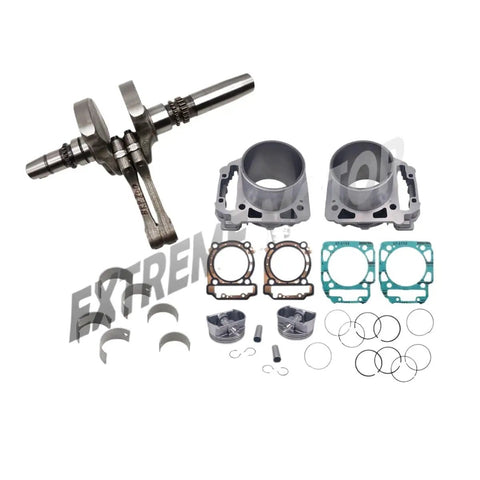 Beefed Up Crankshaft And Cylinder Plain Bearing Kit For Outlander 800 ATV UTV Engine Repair with gaskets and hardware.