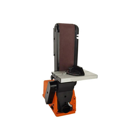 Mini Pneumatic Belt Sander With Variable Speed Control Versatile Bench Grinder Disk Machine Featuring Cast Iron Base for precision sanding.