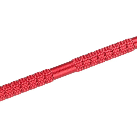 Close-up of Watchmaker Pen Tool Movement Cleaner With Soft Brush Tip Red Kit for Horology Enthusiasts aluminum grip