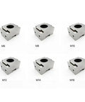 Rugged Aluminum Ok Clamp Fixturing For Cnc Machining Center And Precision Milling Vice With Side Threaded Hole Semicircular Jaw Nuts