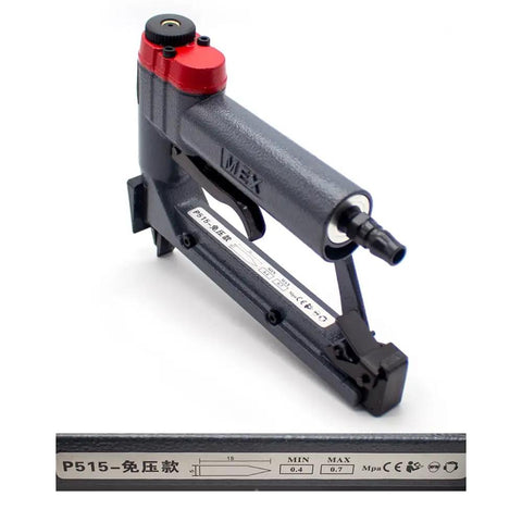 Beefy Pneumatic Picture Frame Nail Gun And Portable Air Stapler For Photo Mirror Framing Heavy Duty Handheld Pin Nailer close-up view of P515 model