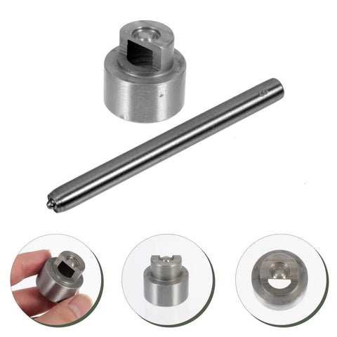 Top Shelf Boot Lace Hook Repair Kit With Install Lever And Base; compact steel tools for boot eyelet replacements.