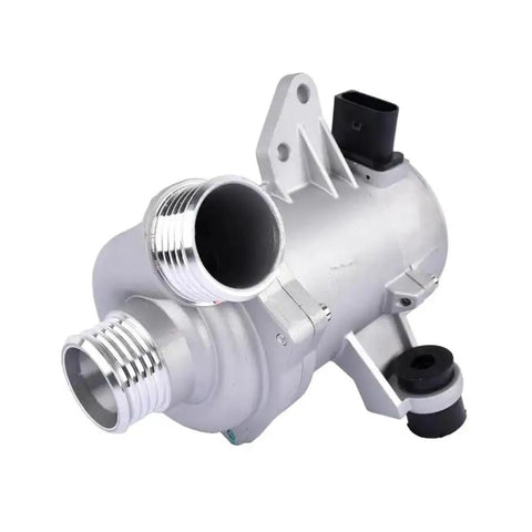 High Performance Coolant System Water Pump For Bmw 1 Series And 3 Series Fits Oe Numbers 11517586928 And 11517586929 side view showing inlet and outlet fittings.