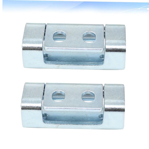 Heavy duty industrial cabinet hinges, four-piece set for chassis and crate doors, high load capacity, professional grade.