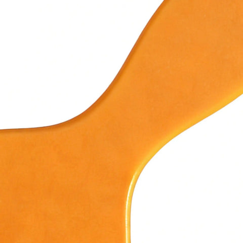 Close-up of orange scraper handle from Wall Repair Paste Quick Dry Putty With Handy Scraper Kit For Cracks, Dents And Nail Holes.