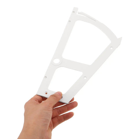 White frame from Two Pack Shoe Drawer Cabinet Hinges with Flip Frame Mechanism for Single Layer Shoe Rack Storage Easy Access