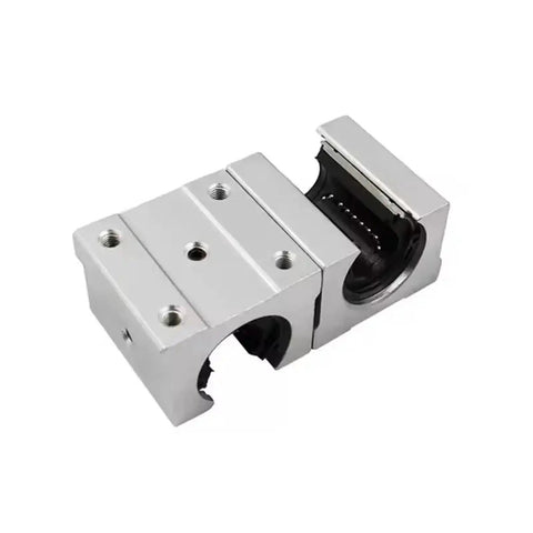 20mm Aluminum Block Linear Motion Ball Bearing Slide Kit for CNC Guide Rails Top Notch Precision Block With Smooth Rolling Four Piece Set for DIY Builds and Pro Machining Projects, aluminum linear bearing block