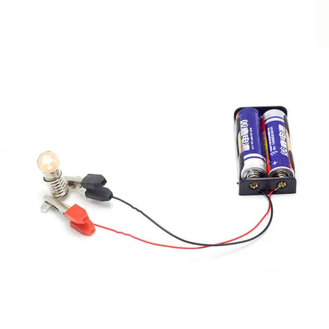Hella Bright E10 Mini Light Bulbs 10 Pack Screw Base Indicator Lamps With Rock Solid Filament And Smooth Incandescent Glass Build for experiments with battery holder and connections.
