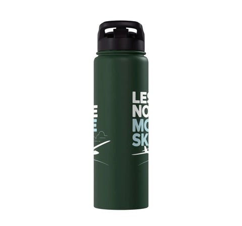 Sailplane Water Bottle For Glider Pilots And Aero Heads Stainless Steel Insulated Bottle Keeps Drinks Cold Or Hot Lightweight Durable