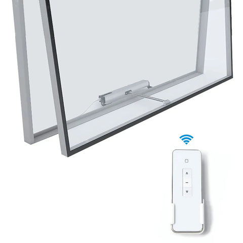 Plug And Play Automatic Electric Window Opener Motor With Chain Actuator and remote control for home use