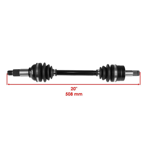 Top Shelf Heavy Duty CV Joint Axle Bearings Loaded With Precision Ball Bearings for Yamaha Grizzly 20 inch long.
