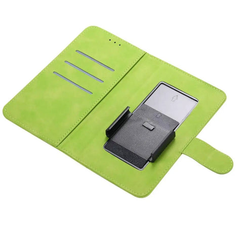 Premium Tough Case For Danew Trace TOne Plus Four HD Film Protectors Green-FG Fits 5.5 Inch with open slots and stand.