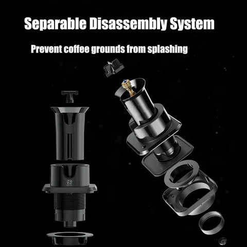 Hella Fast Cleanup With This Electric Coffee Portafilter Cleaner That Blows Out Old Puck In Five Seconds Flat Featuring Separable Disassembly System
