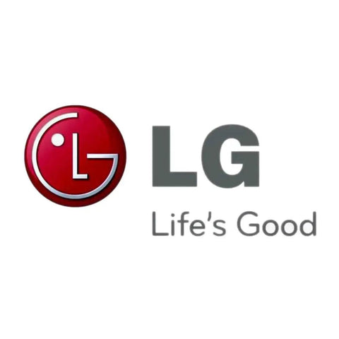 LG logo with the slogan 'Life's Good' on a white background, representing the brand's identity.