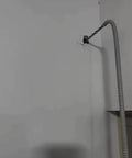 Heavy Duty PVC Coated Flexible Conduit With Galvanized Steel Core Fire Resistant Corrugated Electrical Wire Armor Hose 32.8 Ft mounted on wall