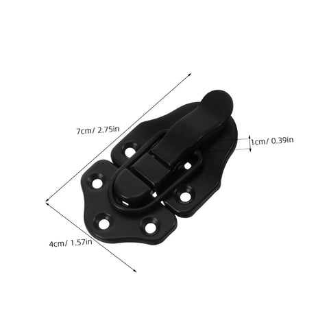 8 Pack Retro Duckbill Toggle Latch Locks For Jewelry Boxes, Toolboxes, And Suitcases, Easy Install Stainless Steel Hasp Kit