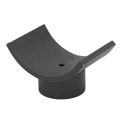 Rugged Bottle Jack Adapter With Iron Construction For Secure Axle Lifting 2 Inch Pad Diameter Saddle Fits Dana 60 70 80 Axles