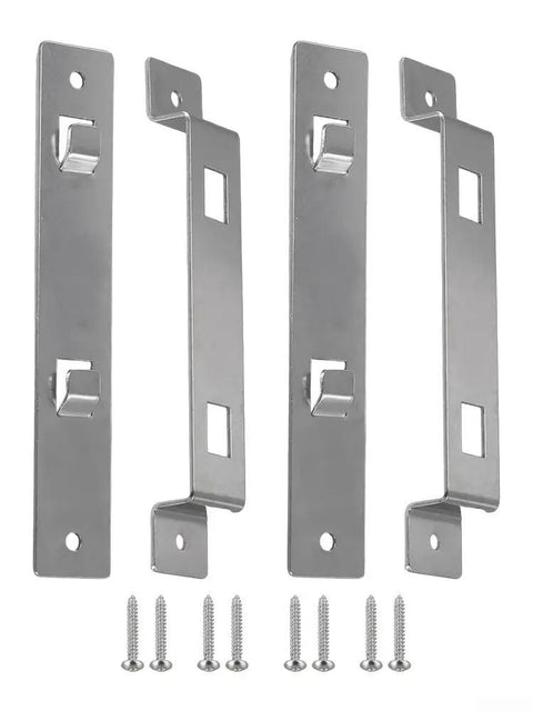 Stainless Steel Bird House Hanger Bracket With Screws, Rustproof Outdoor Mounting Kit For Nest Boxes And Feeders, Stable Wall Or Tree Installation, Weatherproof And Durable, 2 Pack, Easy Install, No Tools Required, Fits Nest Boxes And Feeders