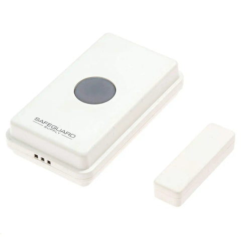 Wireless Warehouse Doorbell Kit With Flashing Strobe For Noisy Industrial And Residential Environments Loud Entry Alert