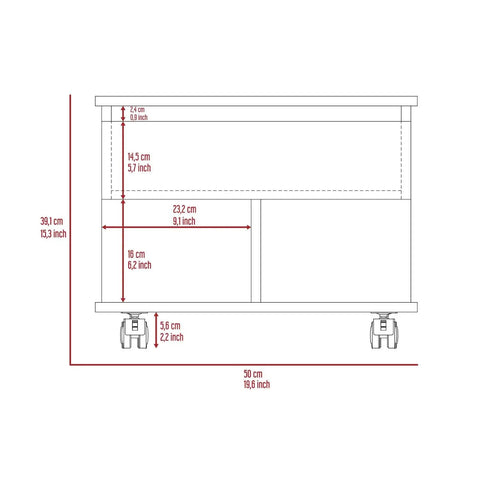 Dimensions of Super Slick Black Lift Top Coffee Table With Massively Deep Hidden Storage And Roomy Open Shelf Rolling Easy On Solid Locking Casters For Total Living Room Vibe Upgrade Today.