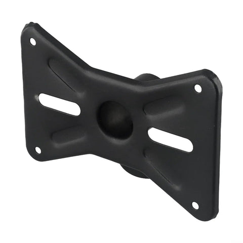 Rotatable 35Mm Metal Speaker Mount Adapter Top Cap for DJ Tripod Stand, black metal, angled view for audio gear setups