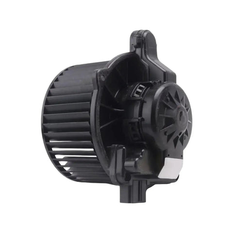 Premium Heat Blower Motor Assembly Replaces 97113 G2000 For Hyundai Ioniq Plus Kia Niro Electric Models side view of blower motor with impellers