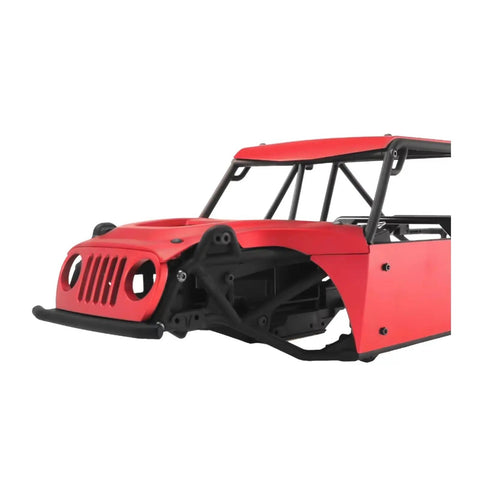 Red Aluminum Roll Cage Body Panel Kit For 1/10 Scale RC Cars Red Upgrade Set Beefed Up Chassis Frame Parts For Vanquish H10 RTR